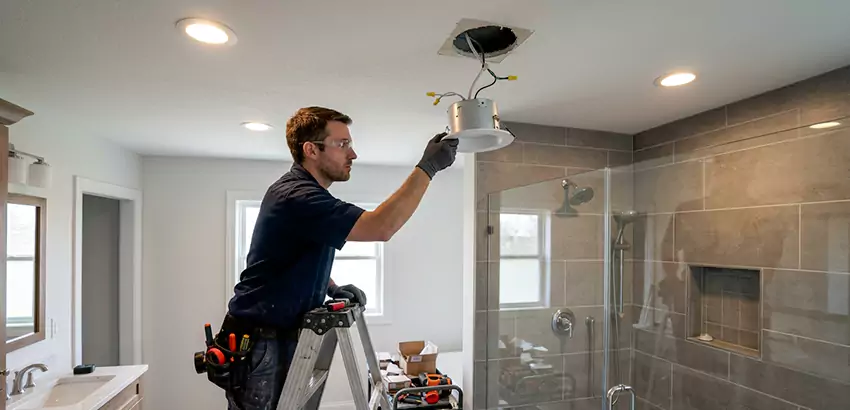 Bathroom and Shower Recessed Lighting Installation in Apollo Beach