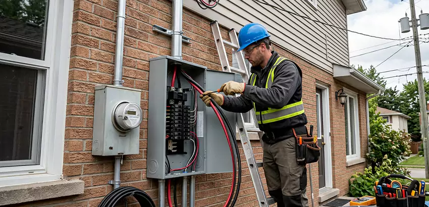 Outdoor Subpanel Installation in Apollo Beach