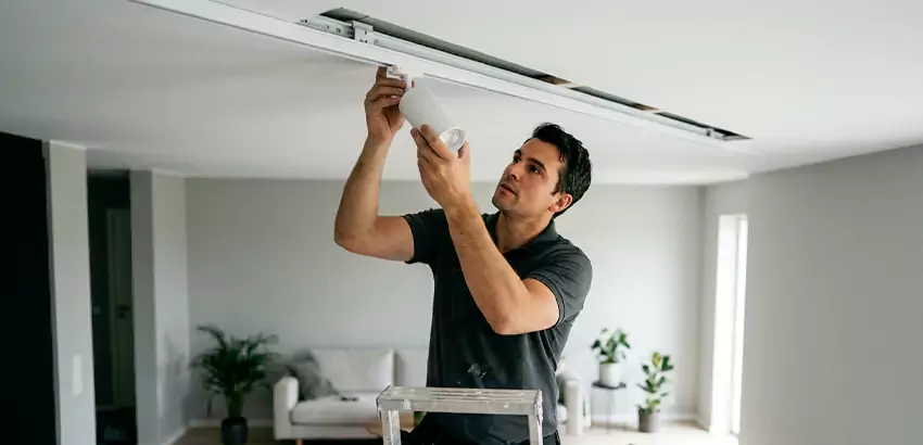 Recessed Track Lighting Installation in Apollo Beach