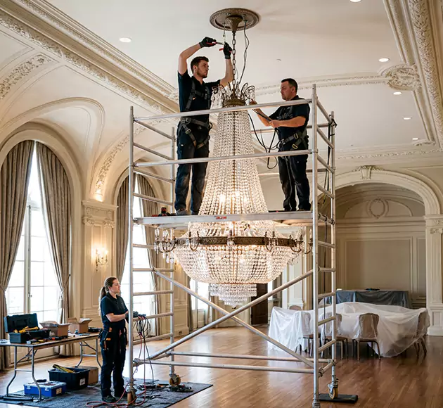 Professional Chandelier Installation: Your Local Fixture Team in Apollo Beach, FL